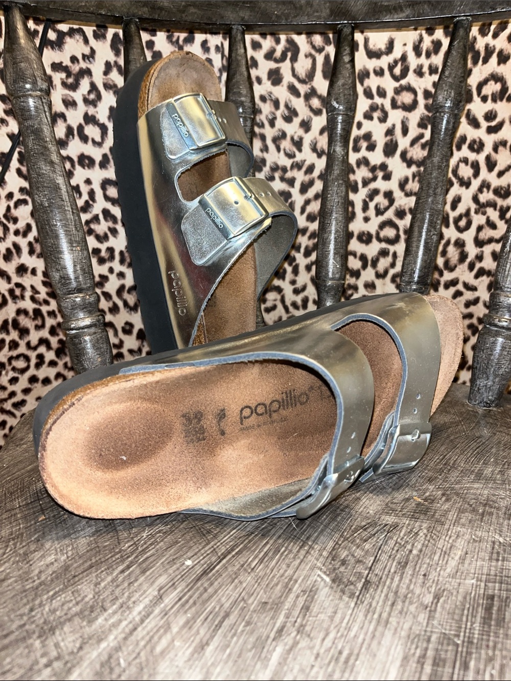 Birkenstock Papillio Metallic Silver Sandal